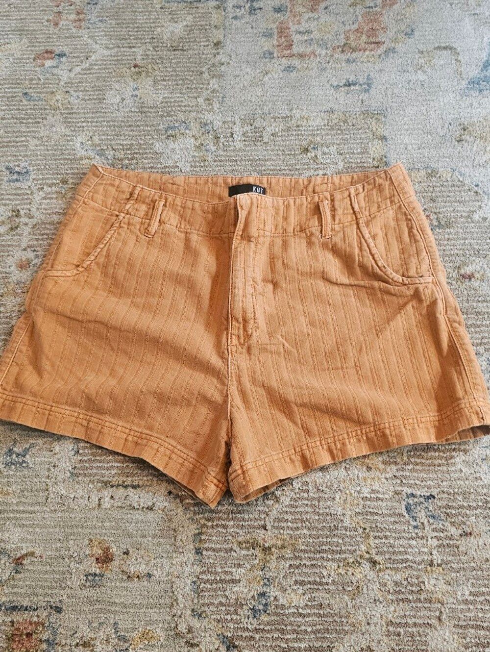 Kut From The Kloth Orange Shorts, Sz 16 With 3" Inseam